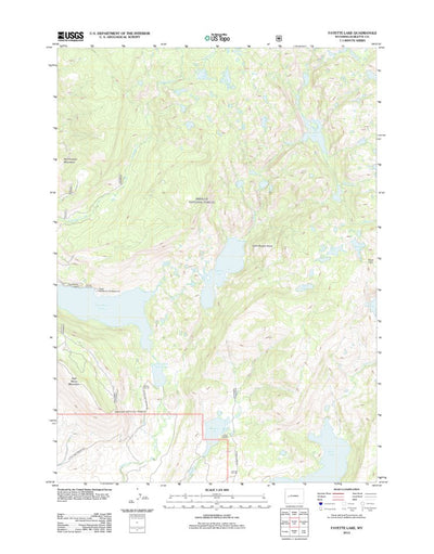 Fayette Lake, WY (2012, 24000-Scale) Preview 1