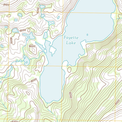 Fayette Lake, WY (2012, 24000-Scale) Preview 2