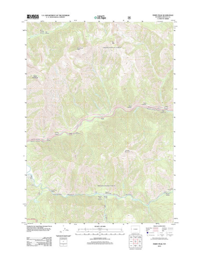 Ferry Peak, WY (2012, 24000-Scale) Preview 1