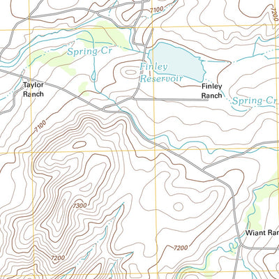 Finley Reservoir, WY (2012, 24000-Scale) Preview 2