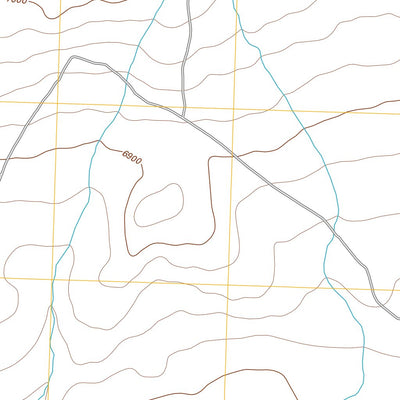 Five Fingers Butte NE, WY (2012, 24000-Scale) Preview 2