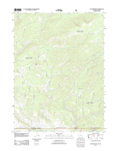 Fletcher Peak, WY-CO (2012, 24000-Scale) Preview 1