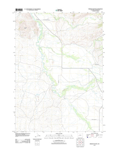 Fremont Butte, WY (2012, 24000-Scale) Preview 1