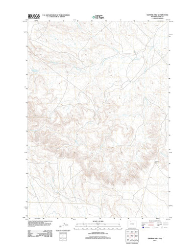 Gilmore Hill, WY (2012, 24000-Scale) Preview 1