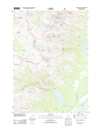 Grand Teton, WY (2012, 24000-Scale) Preview 1