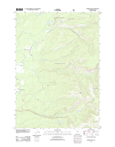 Hominy Peak, WY (2012, 24000-Scale) Preview 1
