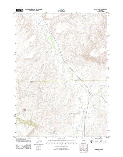Horse Peak, WY (2012, 24000-Scale) Preview 1
