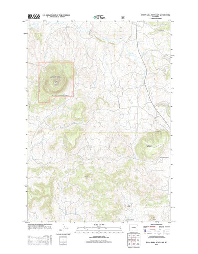 Inyan Kara Mountain, WY (2012, 24000-Scale) Preview 1