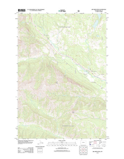 Jim Smith Peak, WY (2012, 24000-Scale) Preview 1