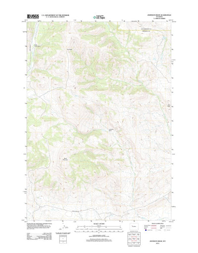 Johnson Draw, WY (2012, 24000-Scale) Preview 1