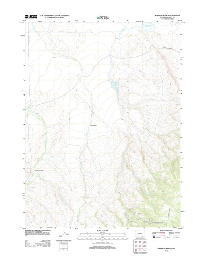 Johnson Ranch, WY (2012, 24000-Scale) Preview 1