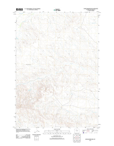 Jones Reservoir, WY (2012, 24000-Scale) Preview 1