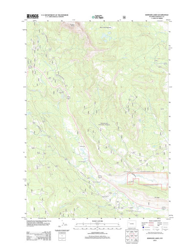 Kisinger Lakes, WY (2012, 24000-Scale) Preview 1