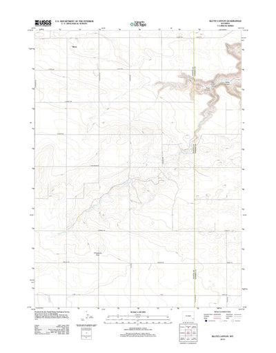 Klutz Canyon, WY (2012, 24000-Scale) Preview 1