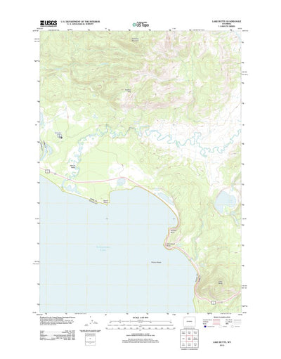 Lake Butte, WY (2012, 24000-Scale) Preview 1