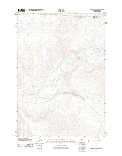 Lamar Canyon, WY-MT (2011, 24000-Scale) Preview 1