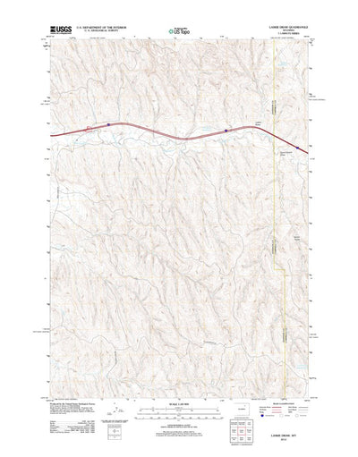 Laskie Draw, WY (2012, 24000-Scale) Preview 1