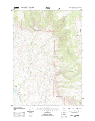 Leavitt Reservoir, WY (2012, 24000-Scale) Preview 1