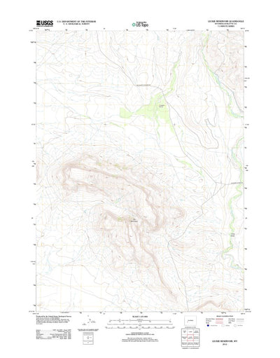 Leckie Reservoir, WY (2012, 24000-Scale) Preview 1