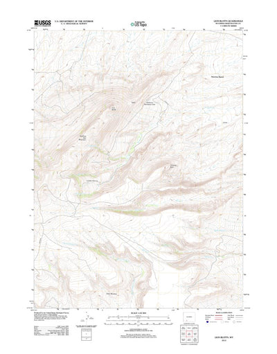 Lion Bluffs, WY (2012, 24000-Scale) Preview 1