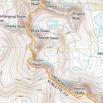 Lizard Head Peak, WY (2012, 24000-Scale) Preview 3