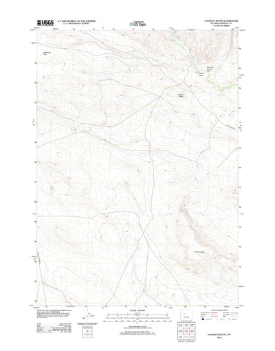 Lookout Butte, WY (2012, 24000-Scale) Preview 1