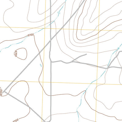 Lost Creek Butte SW, WY (2012, 24000-Scale) Preview 3