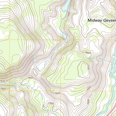 Lower Geyser Basin, WY (2012, 24000-Scale) Preview 3