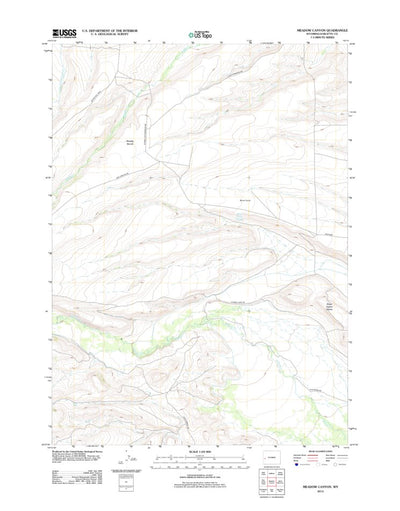 Meadow Canyon, WY (2012, 24000-Scale) Preview 1