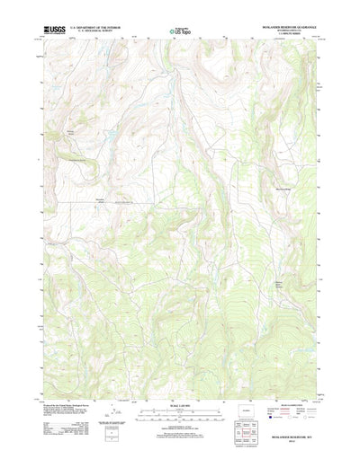 Moslander Reservoir, WY (2012, 24000-Scale) Preview 1
