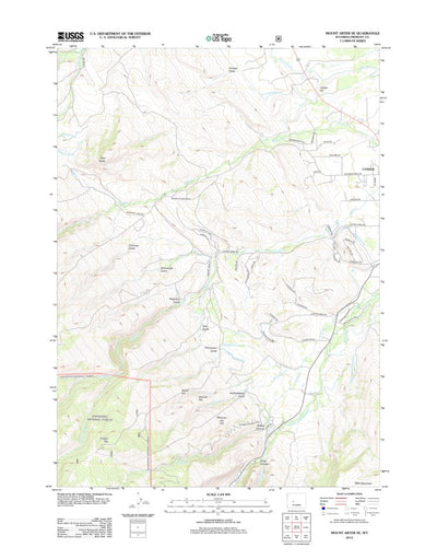 Mount Arter SE, WY (2012, 24000-Scale) Preview 1