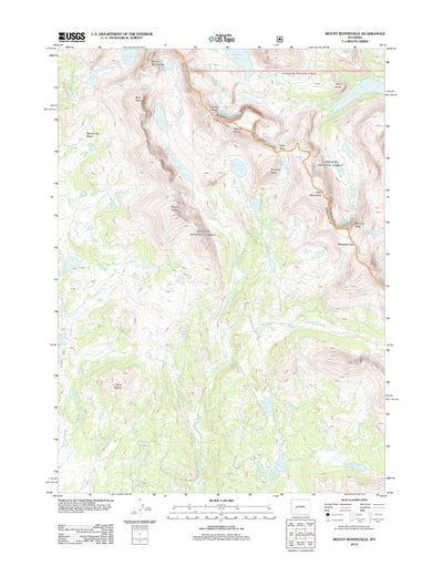 Mount Bonneville, WY (2012, 24000-Scale) Preview 1