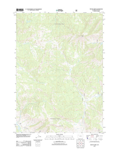 Mount Leidy, WY (2012, 24000-Scale) Preview 1