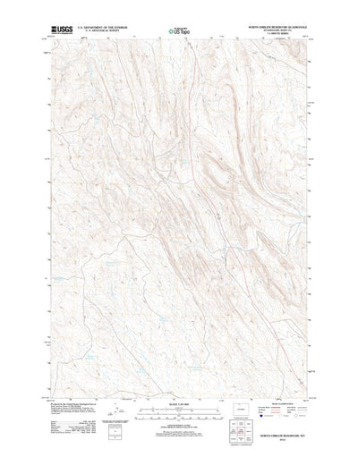 North Emblem Reservoir, WY (2012, 24000-Scale) Preview 1