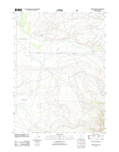 Oberg Ranch, WY (2012, 24000-Scale) Preview 1