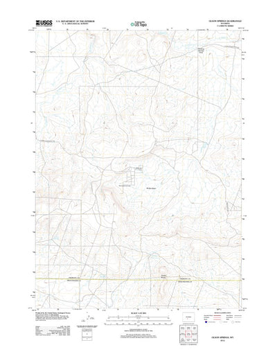 Olson Springs, WY (2012, 24000-Scale) Preview 1