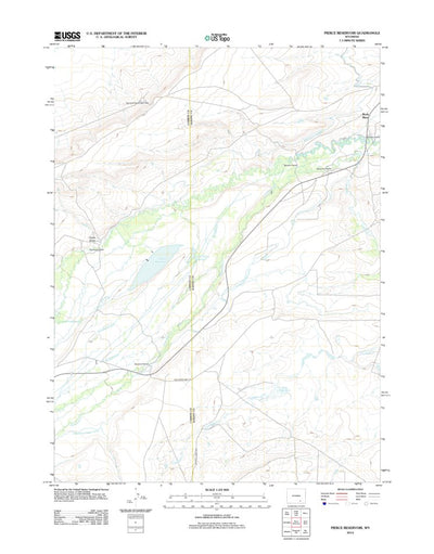 Pierce Reservoir, WY (2012, 24000-Scale) Preview 1