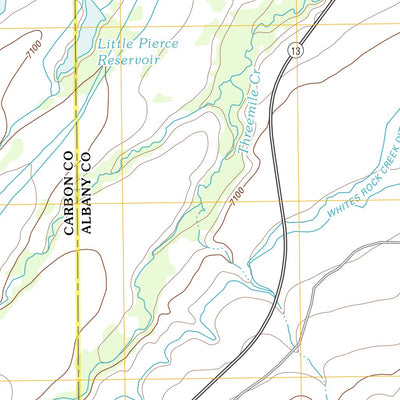 Pierce Reservoir, WY (2012, 24000-Scale) Preview 2