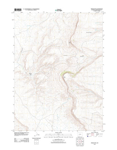 Pine Butte, WY (2012, 24000-Scale) Preview 1