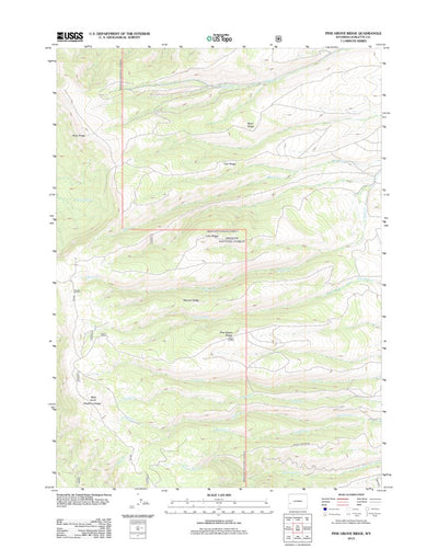 Pine Grove Ridge, WY (2012, 24000-Scale) Preview 1