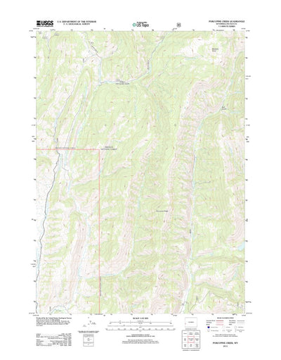 Porcupine Creek, WY (2012, 24000-Scale) Preview 1