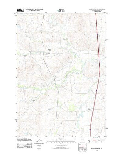 Purdy Reservoir, WY (2012, 24000-Scale) Preview 1