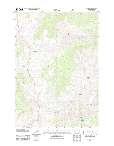 Ranger Peak, WY (2012, 24000-Scale) Preview 1
