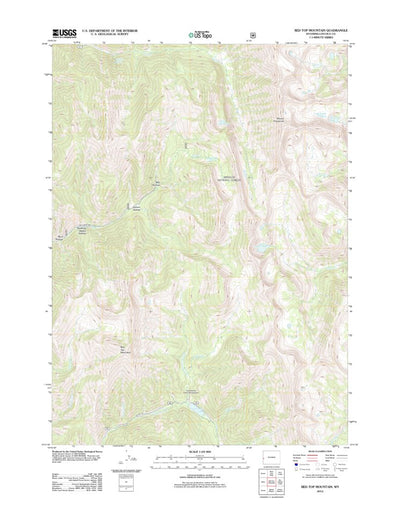Red Top Mountain, WY (2012, 24000-Scale) Preview 1