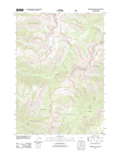 Rendezvous Peak, WY (2012, 24000-Scale) Preview 1