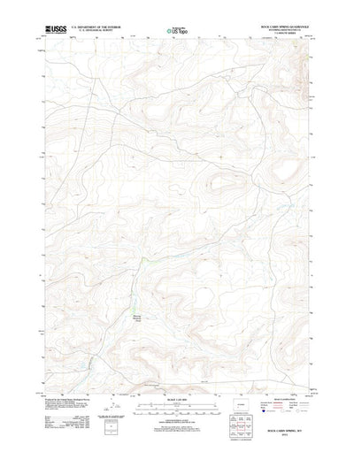 Rock Cabin Spring, WY (2012, 24000-Scale) Preview 1
