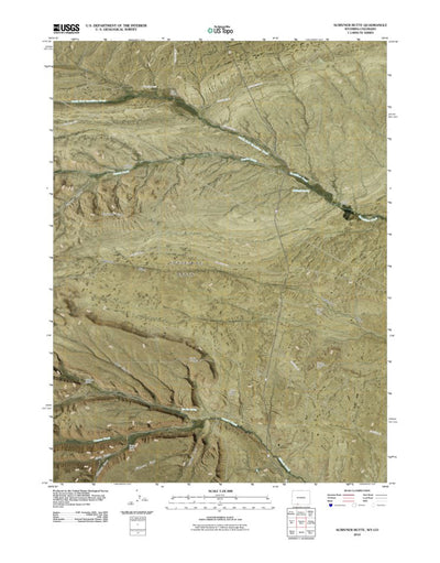 Scrivner Butte, WY-CO (2010, 24000-Scale) Preview 1