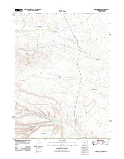 Scrivner Butte, WY-CO (2012, 24000-Scale) Preview 1
