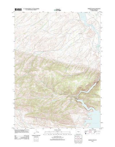 Seminoe Dam, WY (2012, 24000-Scale) Preview 1
