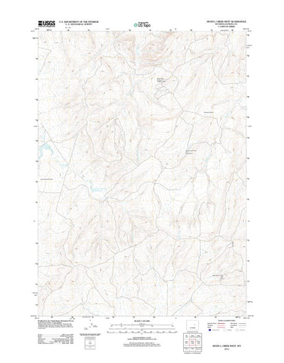 Seven L Creek West, WY (2012, 24000-Scale) Preview 1
